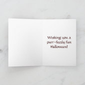 Carte Chat Halloween (Intérieur)