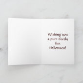 Carte Chat Halloween (Intérieur)