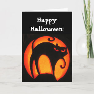 Carte Chat Halloween