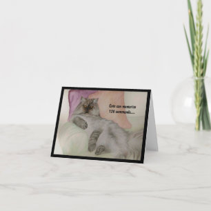 Carte Chat humoristique étant un CAT