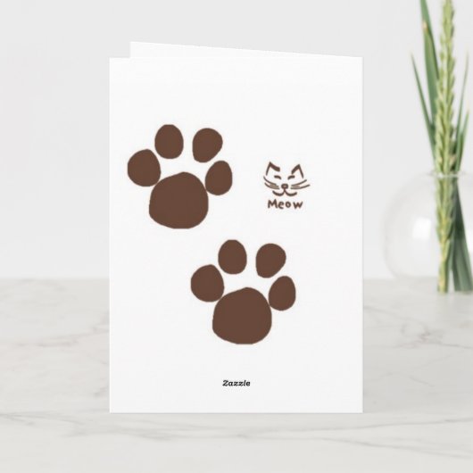 Carte Chat inquiet (Dos)