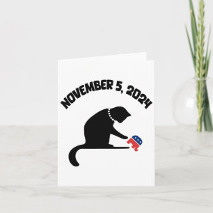 Carte Chat Ladies Pour Kamala Harris