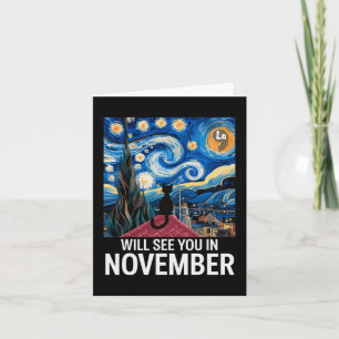 Carte Chat Ladies Pour Kamala Starry Night Vous Retrouve