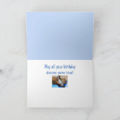 Carte Chat Lazy Et Cheeseburger Anniversaire (Intérieur)