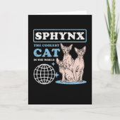 Carte Chat le plus froid de Sphynx | Chats Sphynx (Devant)