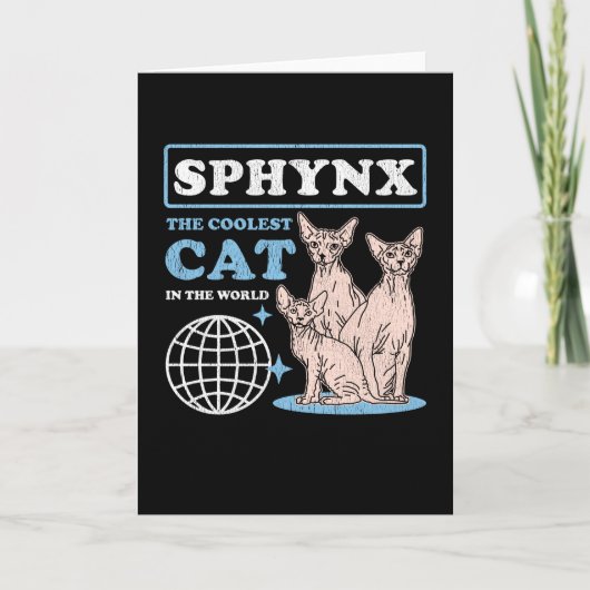 Carte Chat le plus froid de Sphynx | Chats Sphynx (Devant)
