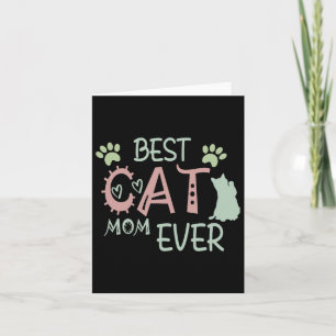 Carte Chat Maman toujours mignonne Meow Premier jour des