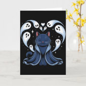Carte Chat Mème Magicien Soky Fantaisie Kitty (Fleur jaune)