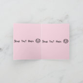 Carte Chat mignon cadeau d'anniversaire (Intérieur)