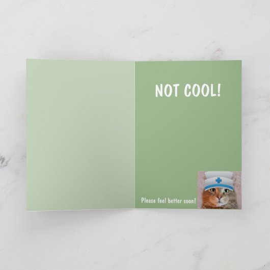 Carte Chat mignon S'en sortir (Intérieur)