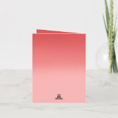 Carte Chat mignon sur un ordinateur portable d'anniversa (Dos)