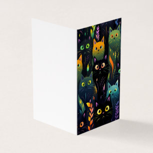 Carte chat mignonne