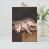 Carte Chat Mort (Théodore Géricault) (Debout devant)