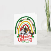 Carte Chat Munchkin Joyeux Noël (Devant)