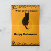 Carte Chat noir (Intérieur)