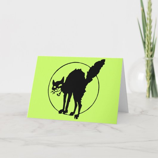 Carte Chat noir (Devant)