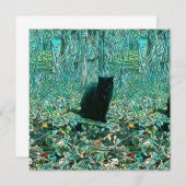 Carte Chat Noir (Devant / Derrière)