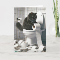 Chat Noir Anniversaire Déploiement d'un papier toi