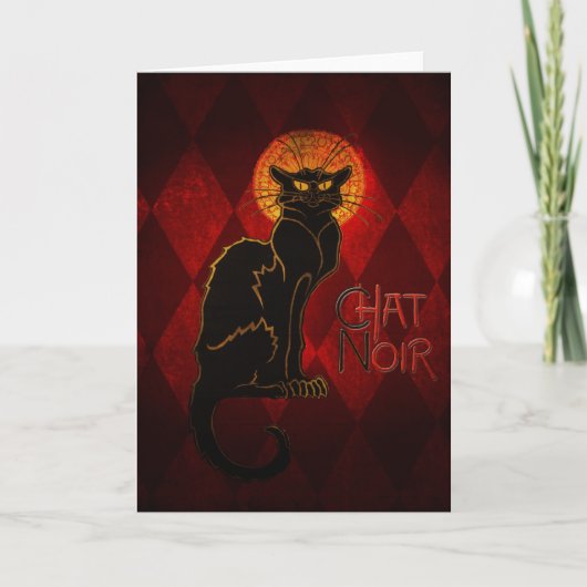 Carte Chat Noir Card (Devant)
