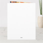 Carte Chat noir d'Halloween avec citrouilles épouvantabl (Dos)