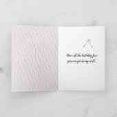 Carte Chat noir et Dandelion Anniversaire (Intérieur)