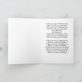 Carte Chat noir "O Arbre de Noël" (Intérieur)