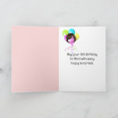 Carte Chat Ragdoll Avec Ballons 75e Anniversaire (Intérieur)