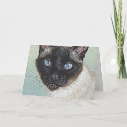Carte Chat siamois Murphy (Devant)