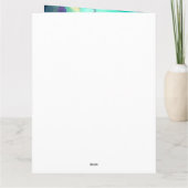 Carte Chat Sibérien D'Halloween Avec Peur Citrouille (Dos)