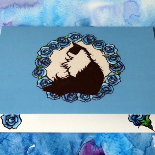 Carte Chat Smoking Spring Art