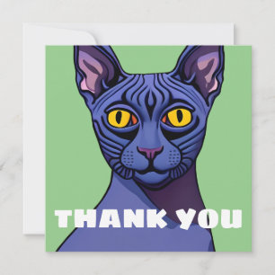 Carte Chat Sphynx