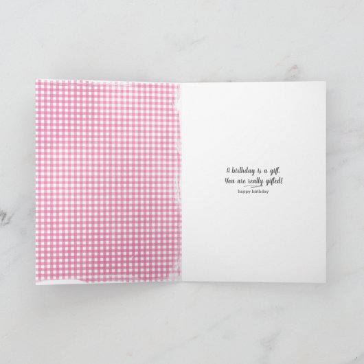 Carte chat tabby 86e anniversaire (Intérieur)