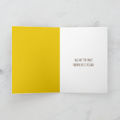 Carte chat tabby dans l'amitié des tournesols (Intérieur)