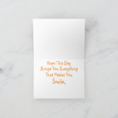 Carte Chat Tabby Orange (Intérieur)