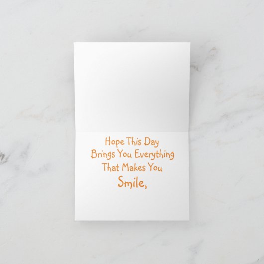 Carte Chat Tabby Orange (Intérieur)