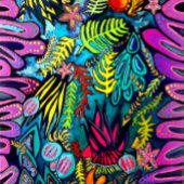 Carte Chat tenant une couverture arc-en-ciel