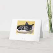 Carte Chat Tortoiseshell (Dos)
