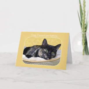 Carte Chat Tortoiseshell