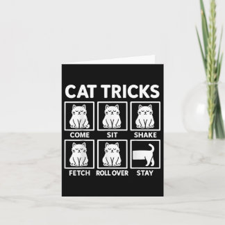 Carte Chat Tricks Propriétaire du chat