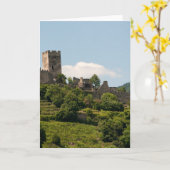 Carte Château de chevalier à Wachau Autriche (Fleur jaune)