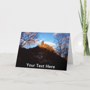 Carte Château de Corfe Personnalisable