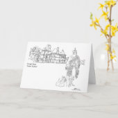 Carte Château de Cornhill Écosse (Fleur jaune)
