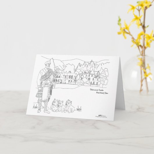 Carte Château de Dalmunzie (Fleur jaune)