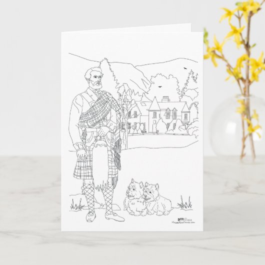 Carte Château de Dalmunzie (Fleur jaune)