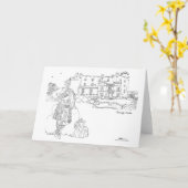 Carte Château de Dunvegan, Écosse (Fleur jaune)