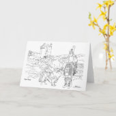 Carte Château de Gylen Ecosse (Fleur jaune)