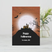 Carte Château de la Lune d'Halloween (Debout devant)