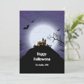 Carte Château de la Lune d'Halloween (Debout devant)