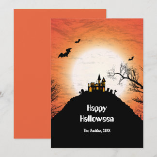 Carte Château de la Lune d'Halloween