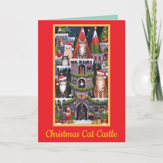 Carte Château de Noël 2 (Devant)